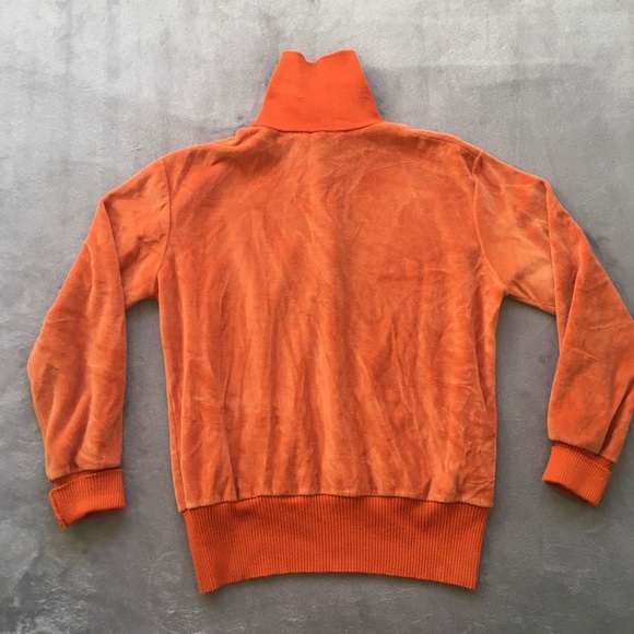 VINTAGE sears velour 3/4 zip sweater - Picture 3 of 3